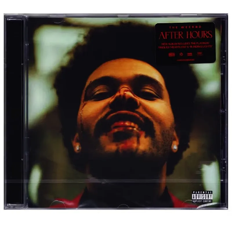 الرجعية R & B The Weeknd الموسيقى CD بعد ساعات ألبوم القرص المدمج تأثيري CD سيارة وكمان اللعب الأغاني Soundtracks صندوق جمع الهدايا #1