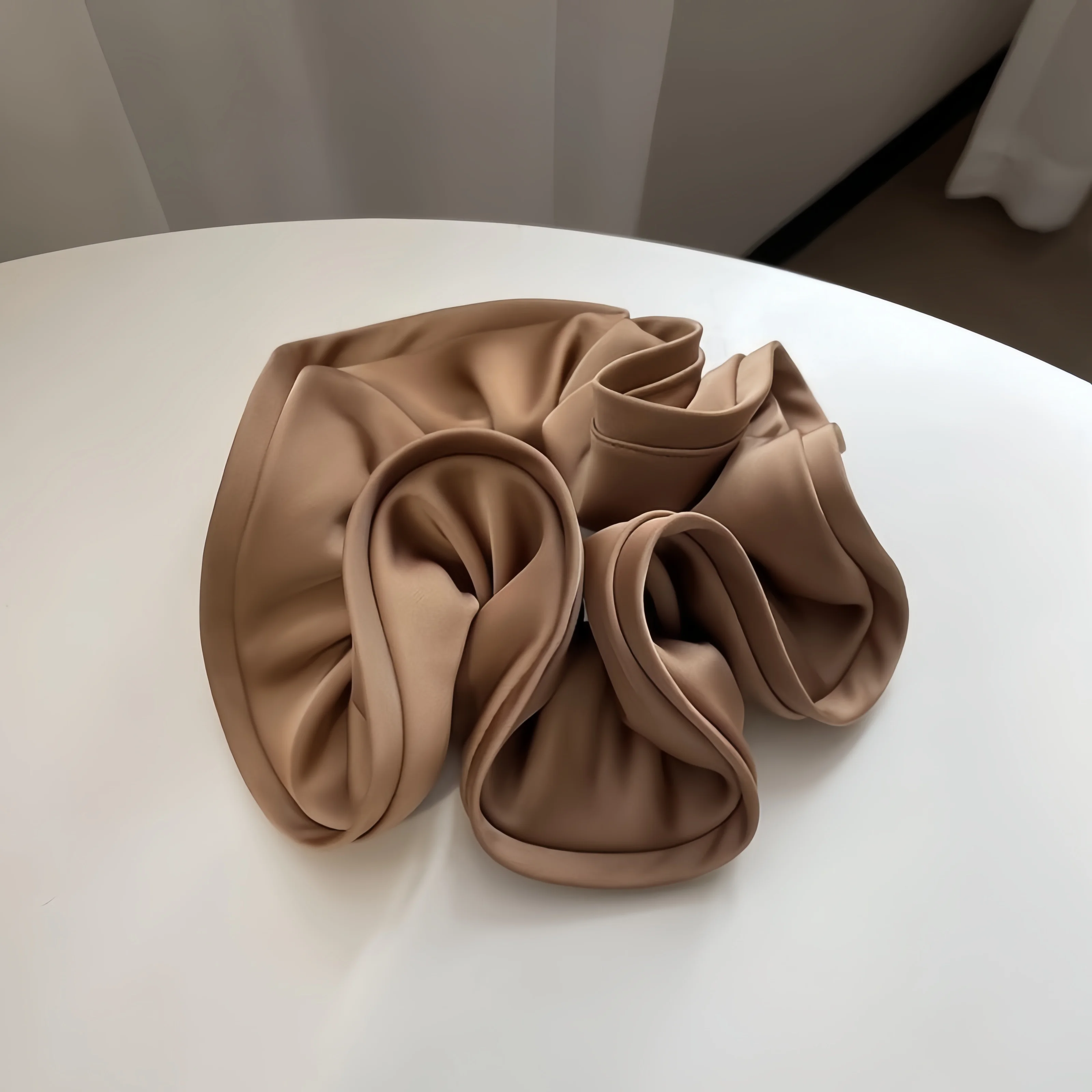 Koreaanse Grote Haarband Lint Scrunchies Satijnen Elastische Haarband Boog Vrouwen Eenvoudig Temperament Nieuwe Stijl Paardenstaart Haaraccessoires
