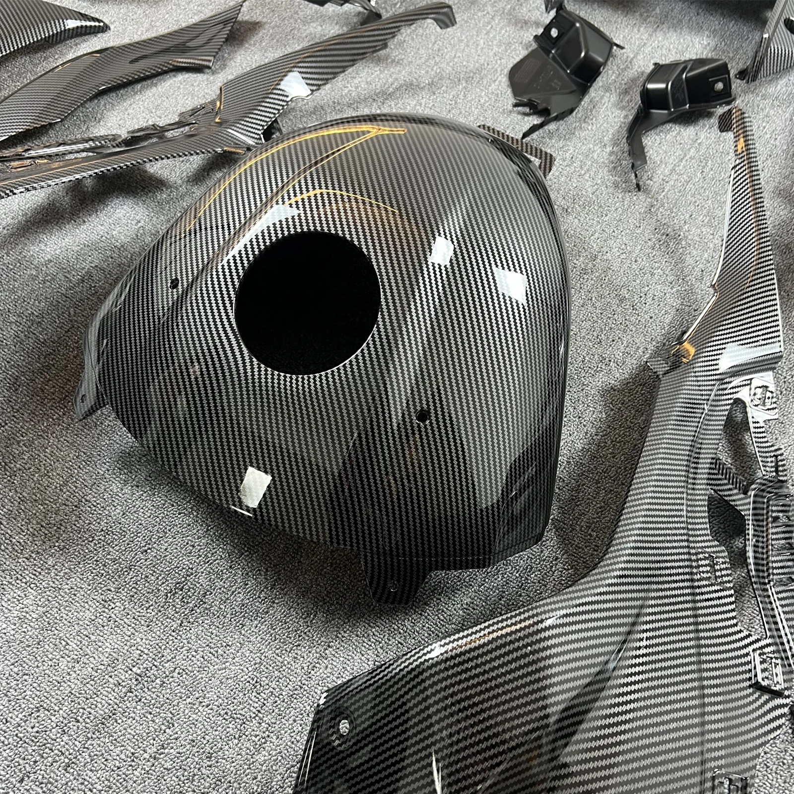 For BMW S1000R 2021-2024 Fairing Accessories Full Fairings Panel Kit Higher Quality ABS Plastic Injection Moulding Carbon Black