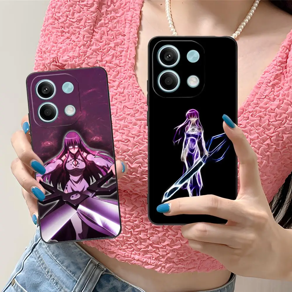

Akame Ga Kill Sheele Phone Case for Xiaomi Redmi Note 14 13 12 11 A5 3 2 1 Pro Plus 4G 5G Colour Printing Cellphones Luxury