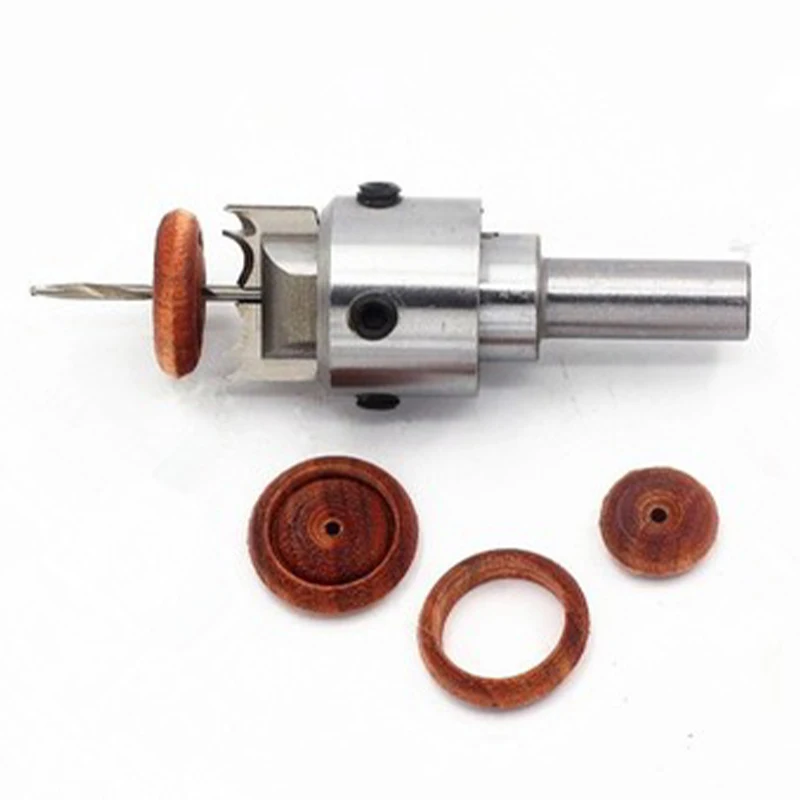 Multifunction Ring Drill Bit Wooden Thick Rings Maker High Speed Steel Wood (Blade Size: 17/19/21mm)