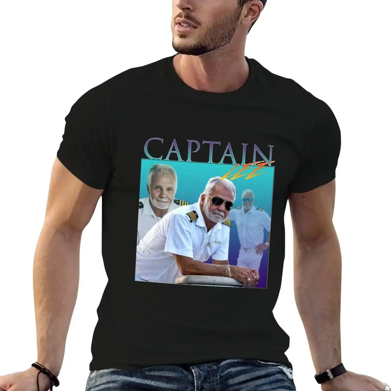 

Captain Lee Retro inspired T-Shirt man t shirt anime clothes fashion shirts t shirts men