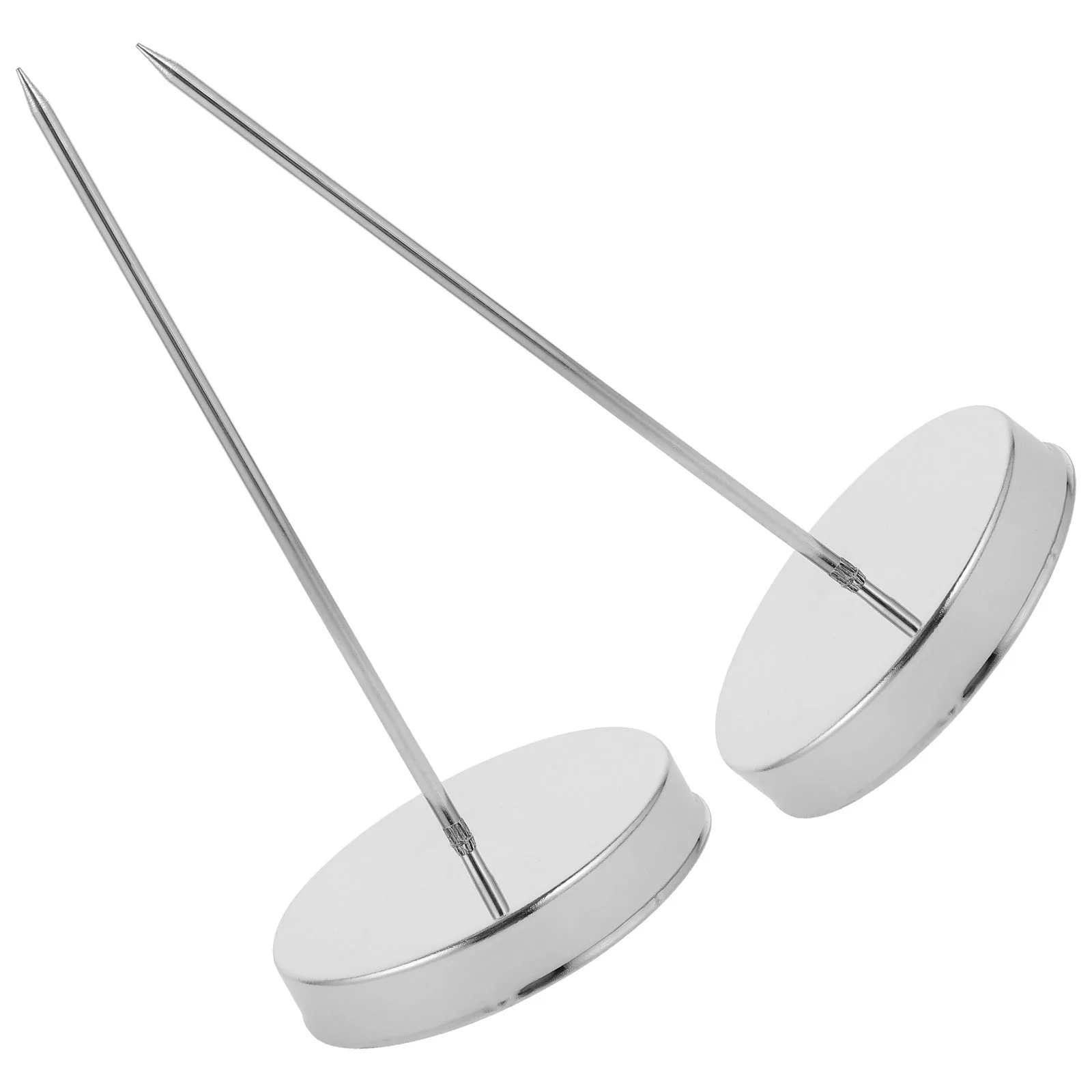 2 Pcs Bill Collector Tabletop Memo Holder Office Receipt Convenient Menu Check Ticket Spike Desktop