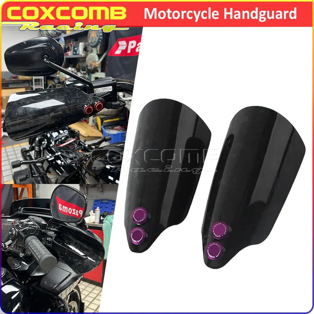 

Motorbike Handguard Shield Handle Windshield Guard Hand Wind Protection For Harley Street Bob FXBB FXBBS Low Rider ST 117 FXLRST