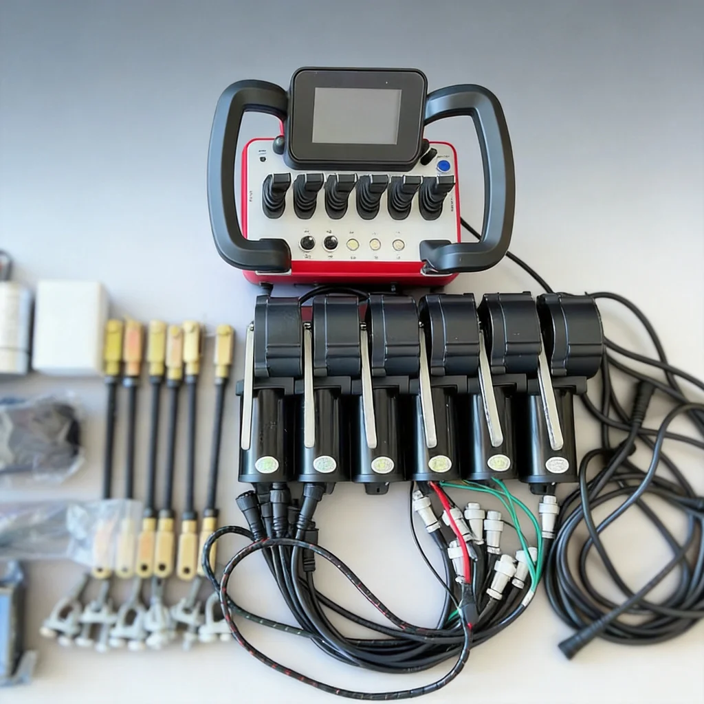 6 Function Crane Parts Radio Wireless Proportional Remote Control Switch 12v Dc for Construction