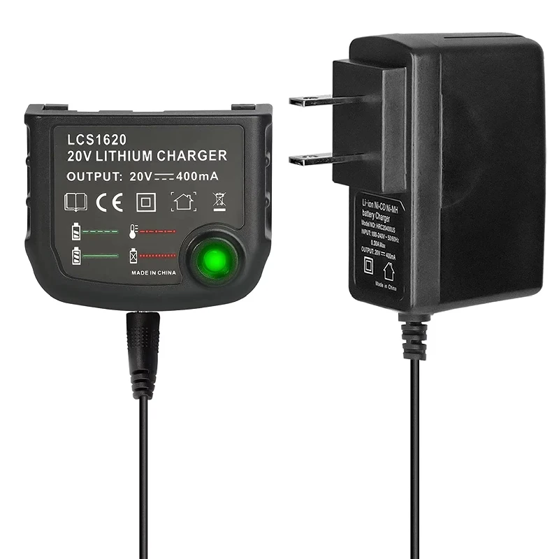 Li-ion Battery Charger For Black&Decker Li-ion 10.8V 14.4V 20V Serise LBXR20 LB20 LBX20 LBX4020 Electric Drill Screwdriver Tool