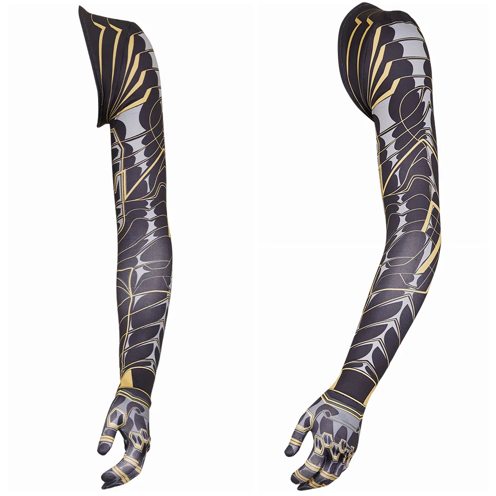 

Bolts of Thunder Bucky Winter Soldier Cosplay Costume Arm Sleeves Disguise Accessories Cooling Sleeve Men Halloween Props