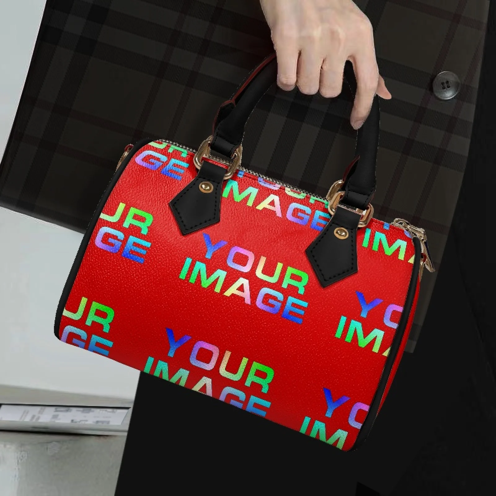 Lightweight Luxury Retro High-End Versatile Women's Single Shoulder Crossbody Bag, Mini Classic Pillow Bag Print On Demand