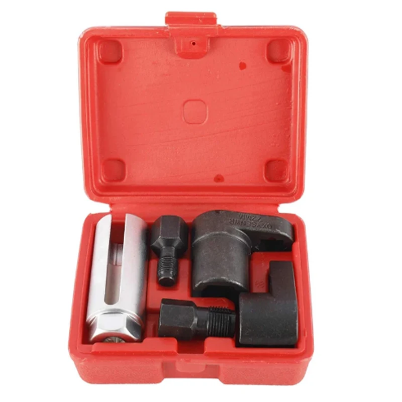 

5pcs Oxygen Sensor Wrench Kit for Automotive O2 Socket Install Removal Offset Vacuum Sensor Socket Thread Chaser Tool