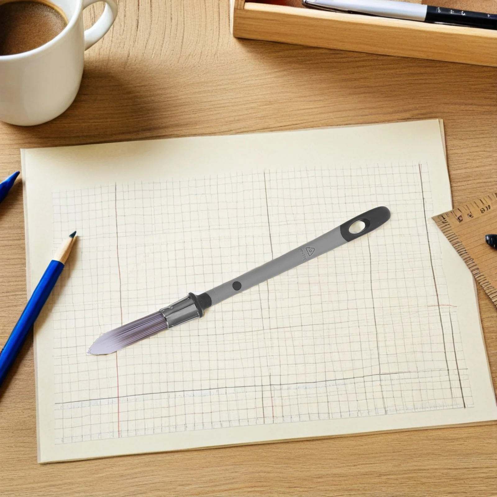 

3pcs Round Pointed Tip Paint Brushes For Chalk Painting Small Detail Brush Set Durable niture Wall Decoration