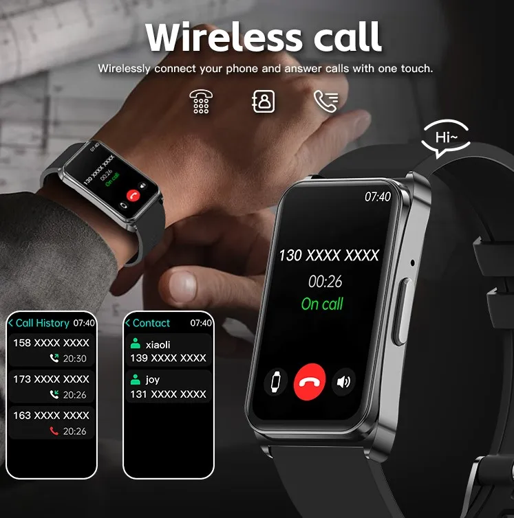 

Slim Lightweight Wristband VS 11 Pro 11pro Smart Band Sport Fitness Elongated Shape BT Calling Smart Watch