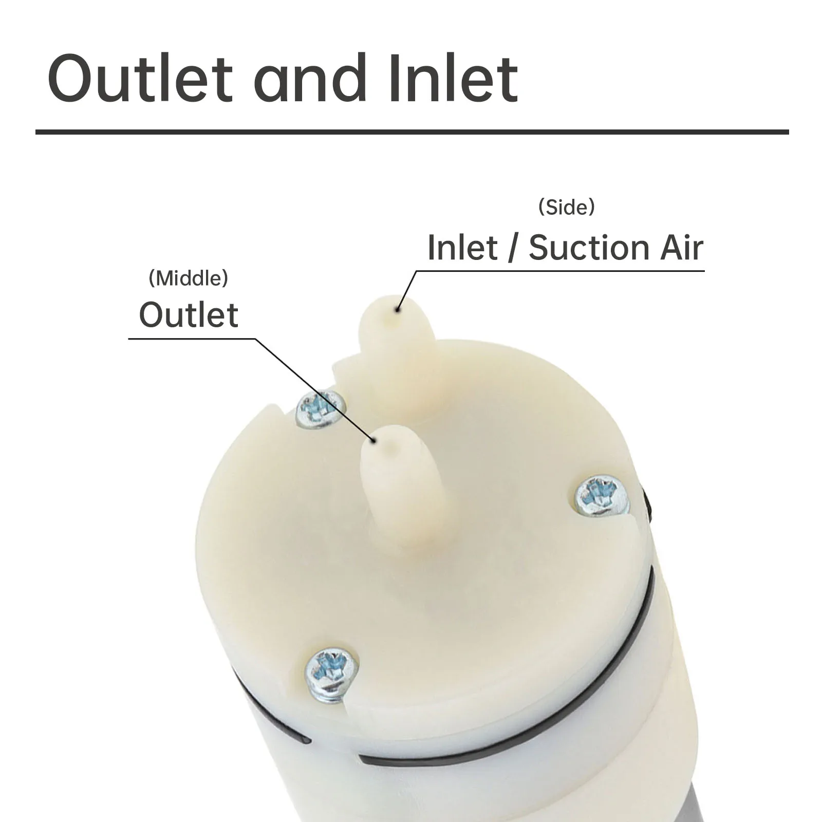 에어 다이어프램 펌프 마이크로 진공 부스터 모터, 블랙헤드 리무버, 미용 기기, 진공 포장, 유방 펌프용, R370, 3.7-12V