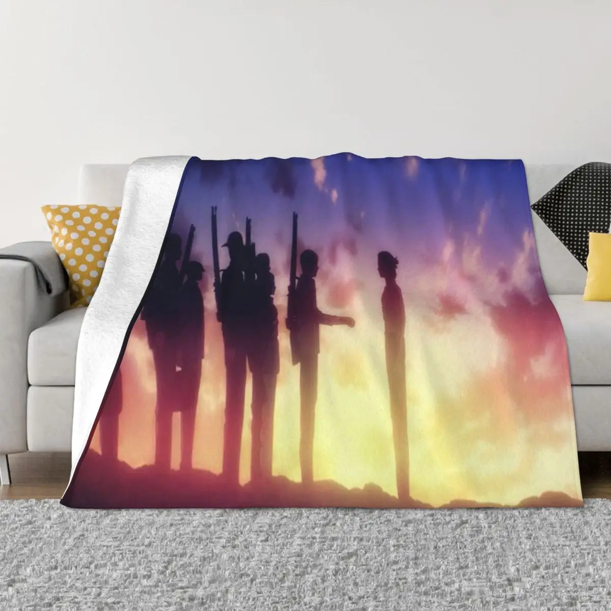 

Attack On Titan 000174 Blanket Bed Blanket Travel blanket Sofa bed blanket Thin Wadding Blanket Throw Blanket