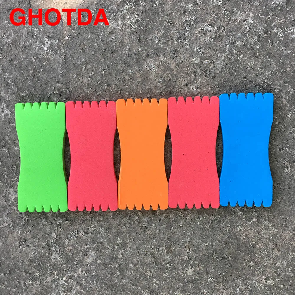 10pcs Fishing Winding Board Color Foam Main Line Sub-line Board  String Hook Storage Board Fishing Gear Accessories