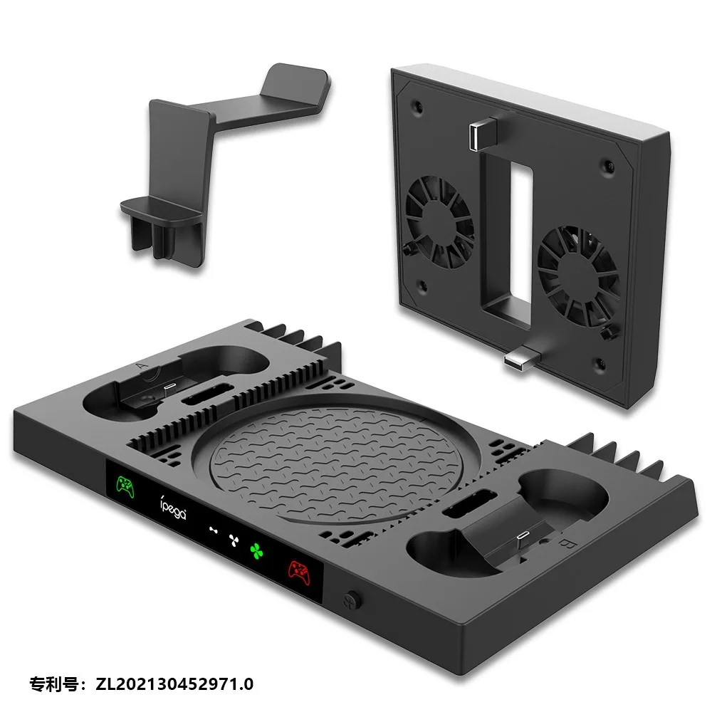 フック付き多機能冷却充電器,xboxシリーズ用垂直スタンド,充電ステーション,コンソール,PG-XBX023