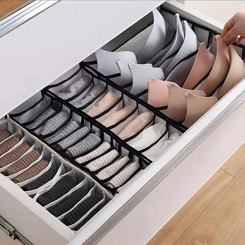 

Jeans underwear wardrobe storage box storage box socks pants home dormitory foldable drawer clapboard underwear storage box