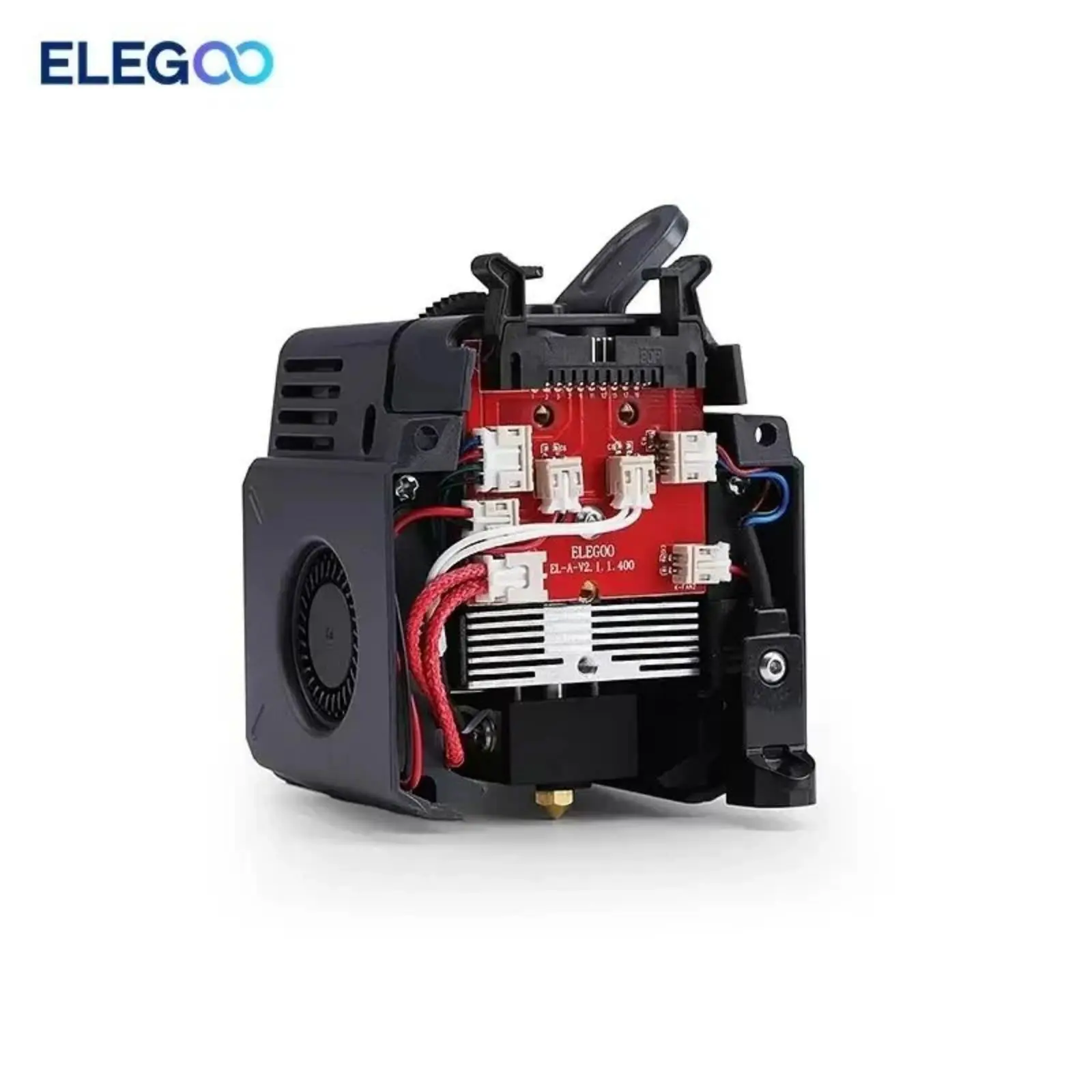 Imagem -04 - Elegoo Extrusora de Impressora 3d para Netuno Pro Plus Max Totalmente Montada Extrusora de Acionamento Direto de Engrenagem Dupla Peças Oficiais de Impressora 3d