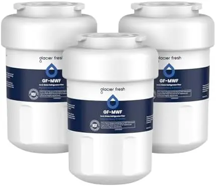 

GLACIER FRESH Replacement for MWF, MWFP, MWFA, GWF, HDX, WFC1201, RWF1060, 197D6321P006, Kenmore 9991 3-Pack