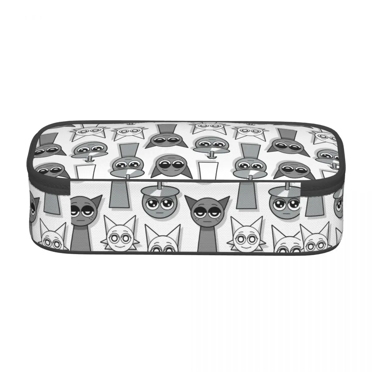 Bellissimo cartone animato Sprunki Gioco Astucci per matite Astuccio per matite Portapenne Grandi sacchetti per matite Materiale scolastico Regali di cancelleria