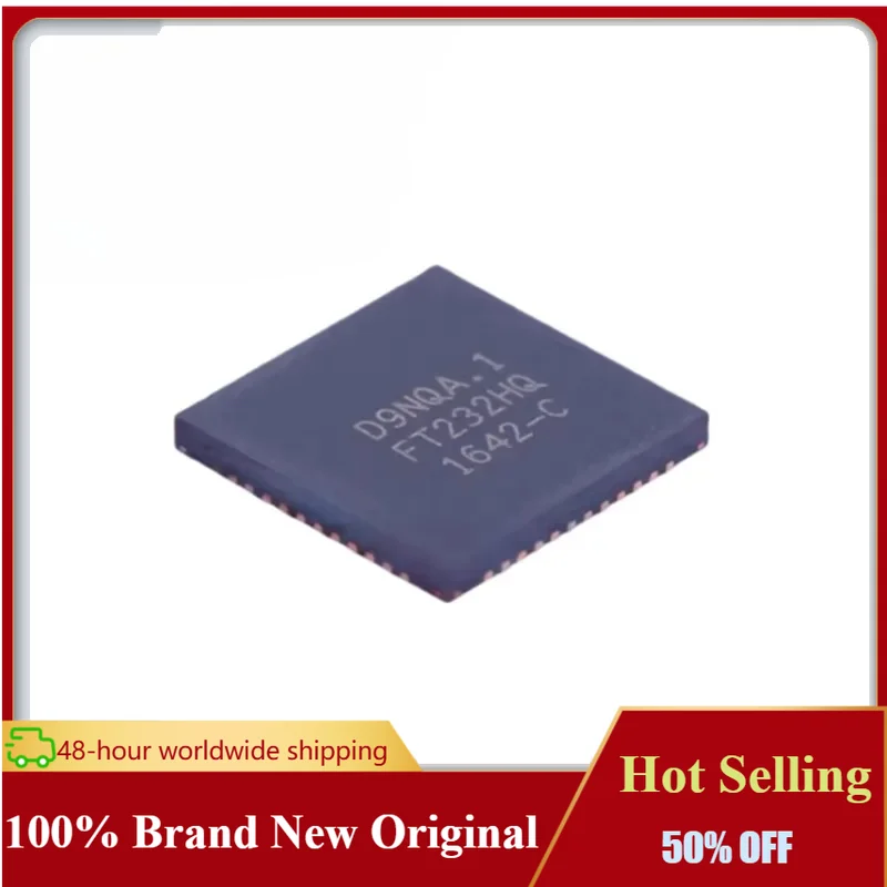 1Pcs FT232HQ FT2232HQ FT4232HQ FT4222HQ FT232HQ-REEL FT2232HQ-REEL FT4222HQ-D-T QFN New Original Semiconductor Chip