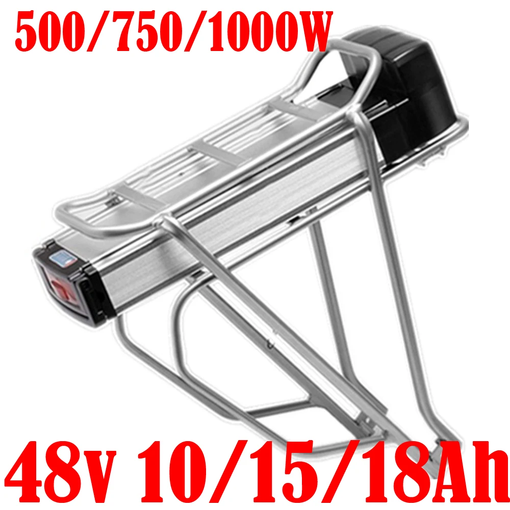 

18650 cell 48v ebike battery 48V 10AH 12AH 13AH 15AH 17AH 18AH electric bicycle lithium battery 500w 750w 1000w electric bike