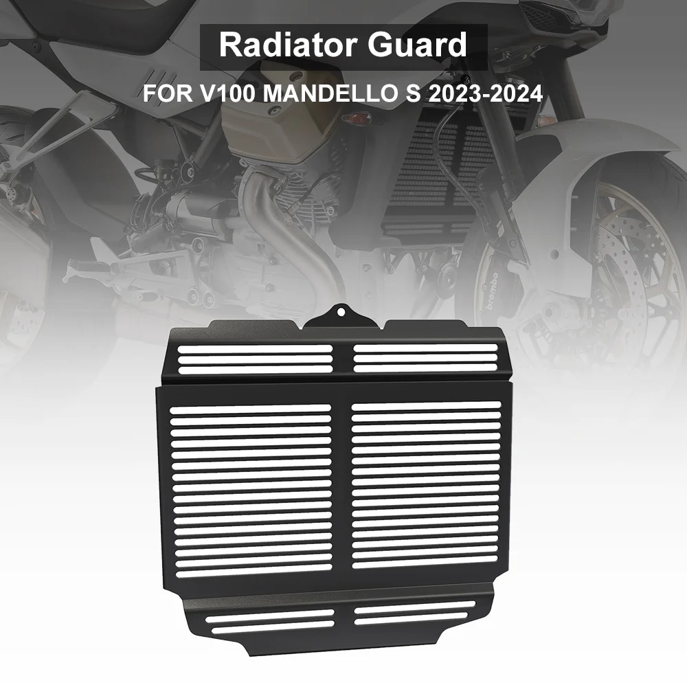 

Radiator Oil Cooler Protective Grilles guard cover FOR Moto Guzzi V100 Mandello S 2023 2024 Protection V100Mandello