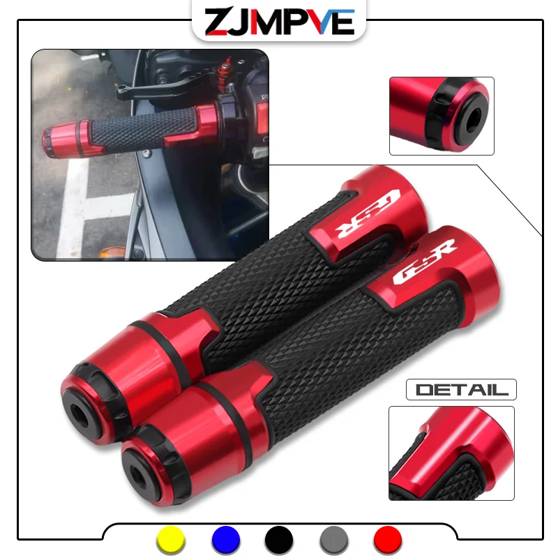 For GSR 600 750 1000 GSR600 GSR750 GSR1000 Motorcycle Handlebar Grips CNC PVC Handle Bar Rubber Gel Grips Universal Hand Grips