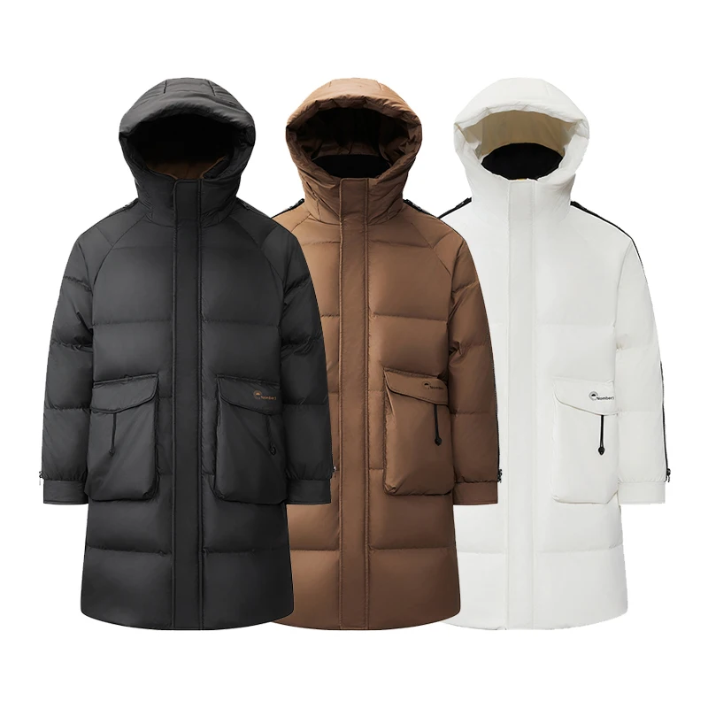 2025 New Down Jacket Classic Hood Outdoor Mountaineering Anti-Cold Parka Casual Daily Style Lightweight Autumn Winter Coat