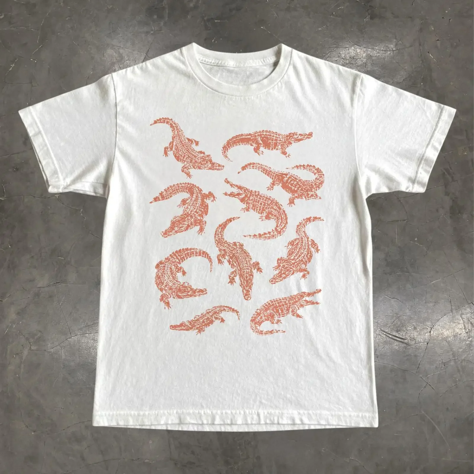 Alligator T Shirt Vintage Crocodile Reptile Swamp Wildlife vintage Washed Soft designer clothes Comfortable Stylish graphic