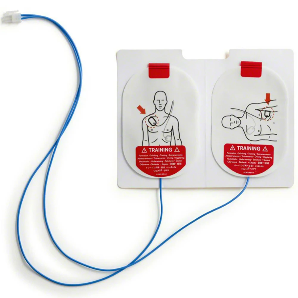 Adult AED Training Pads High-Fidelity Electrode Pads for CPR and First Aid Simulation Training