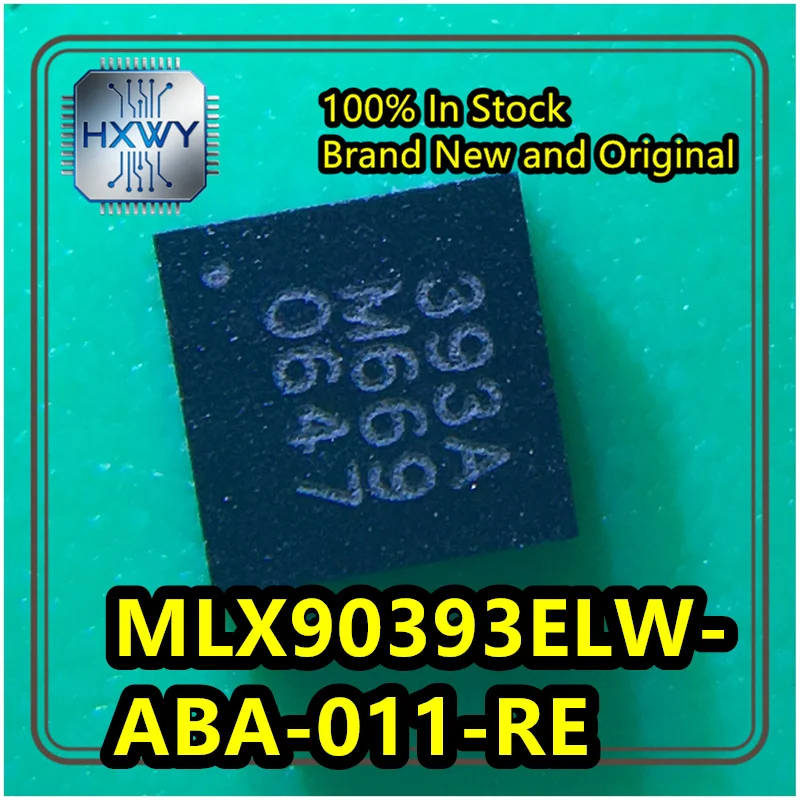(1/10 Piece) MLX90393ELW-ABA-011-RE 393A QFN-16 Hall Sensor, Brand New Original, In Stock, Electronic IC