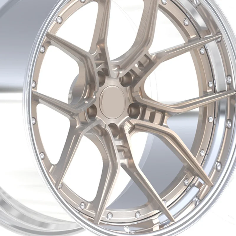 Staggered Forged Wheels Custom 2-Piece 3-Piece For Tesla Model 3 For BMW 3 Series For BMW 4 Series For Audi A5