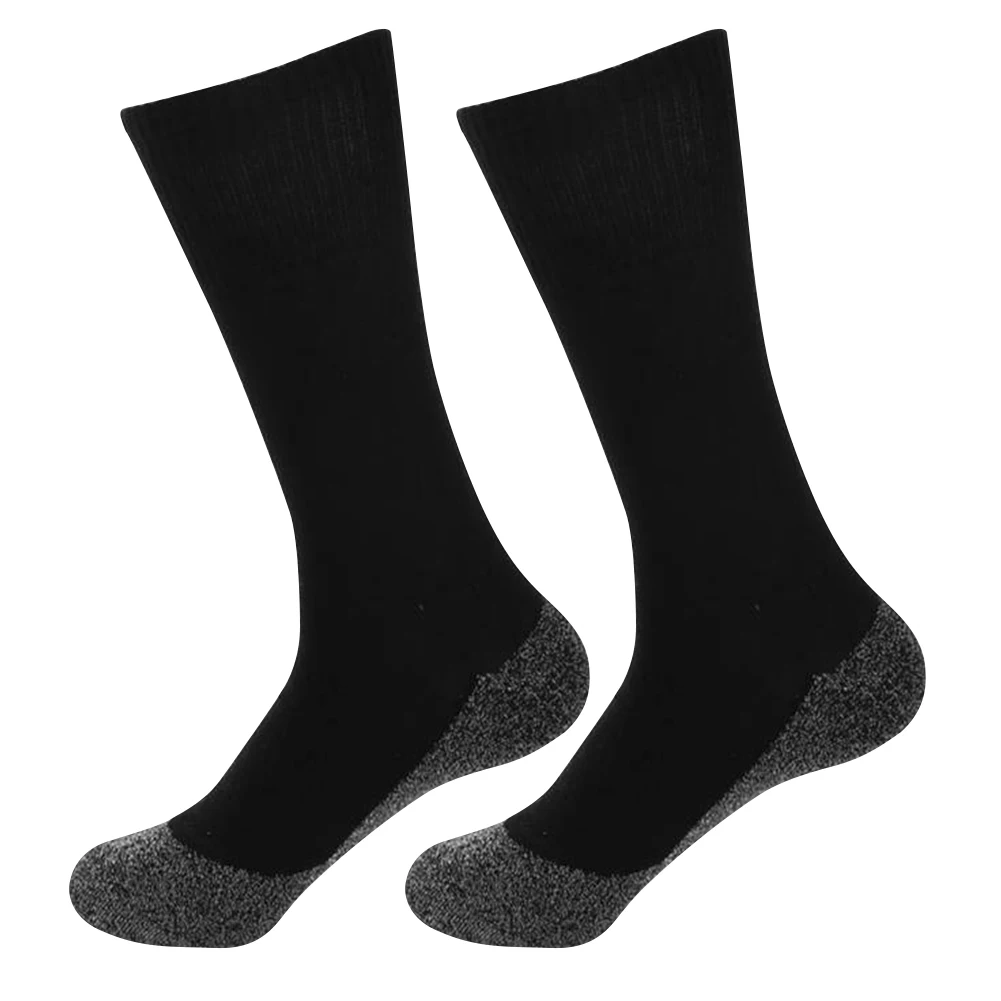 1/2Pairs Winter Self-Heating Socks for Men Women Thermal Heated Socks Elastic Anti-Slip Socks Outdoor Ski Tube Sock Foot Warmer