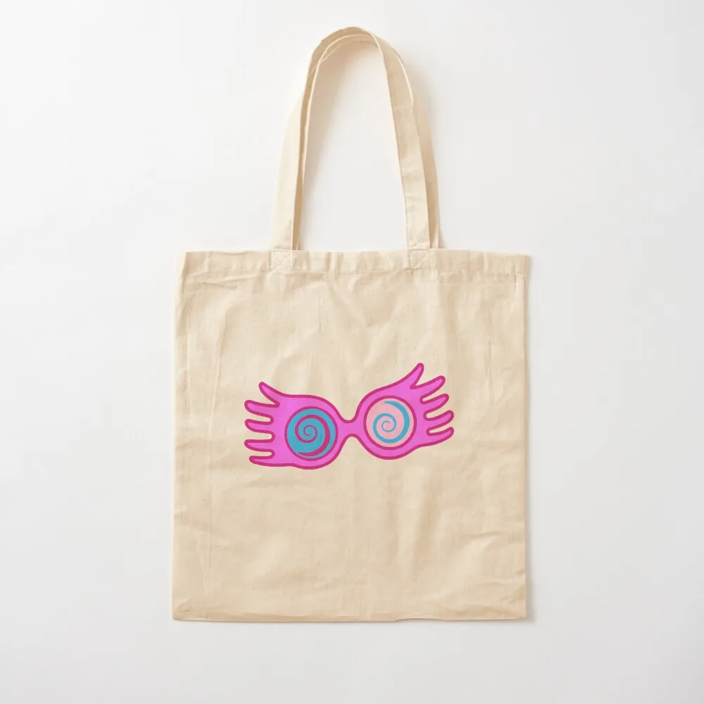 Luna Lovegood Glasses Tote Bag canvas shopping bag Handbags women university shopper bag canvas tote