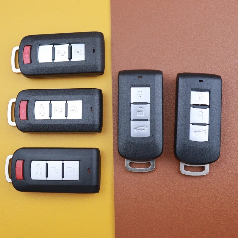 

2 3 4 Buttons Car Key Fob Shell Case Housing for Mitsubishi Montero Lancer Outlander Sport ASX Eclipse Cross Pajero Shogun RVR
