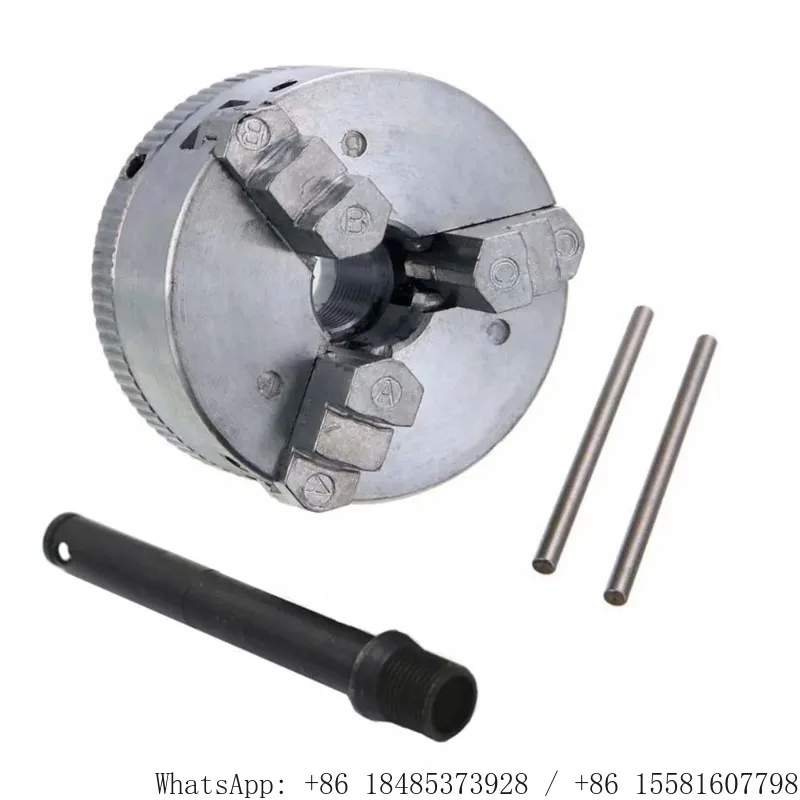 Z011 2Inch 3 Jaw Lathe Chuck M12×1mm Thread 1.8~56mm Clamp Range Mini Lathe Fixing Hardware Fitting