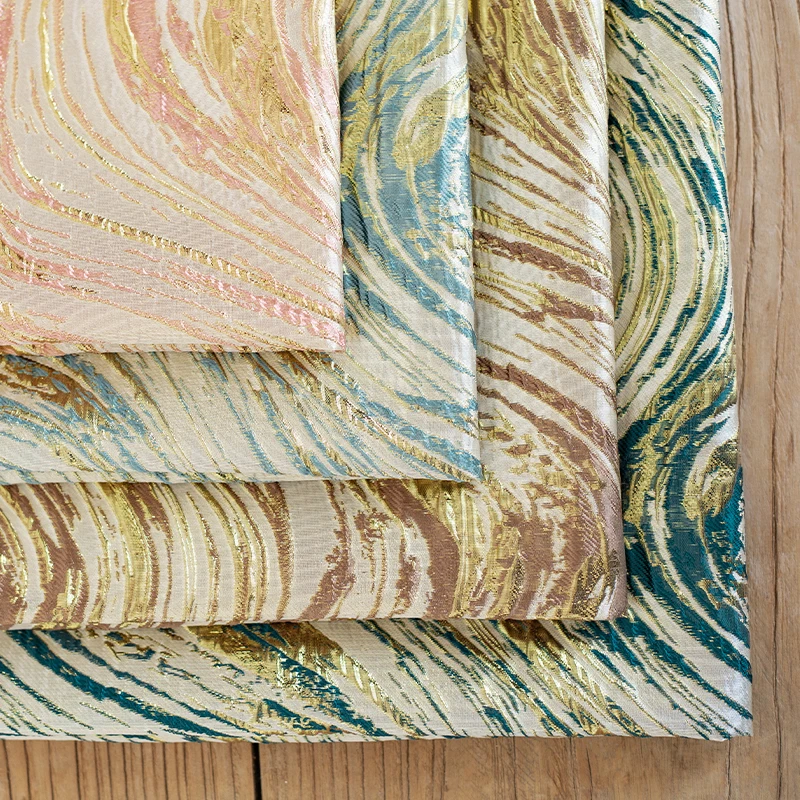 

Stripes Ripple Jacquard Fabric Creative Fashion for Stage Design Apparel Fabrics Cloth Diy Sewing By The Yard