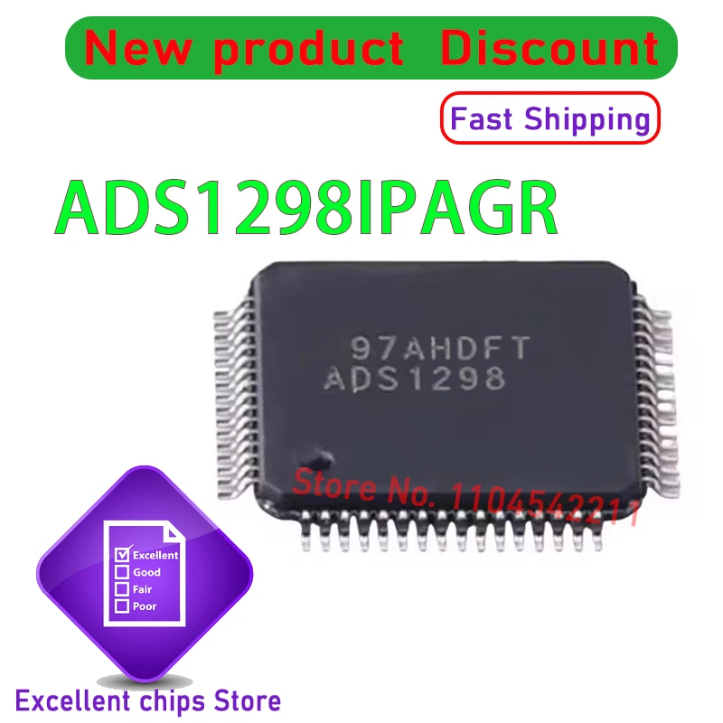 

1 шт./лот ADS1299IPAGR ADS1299 、ADS1298IPAGR ADS1298 、ADS1294IPAGR ADS1294 ADS1294IPAG