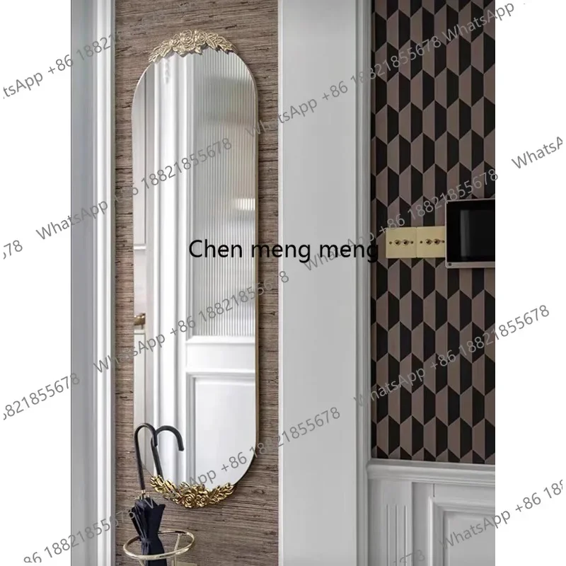 F150 Full body, modern home use full-length mirror wall-mounted wall decoration, simple makeup mirror bathroom hanging mirror