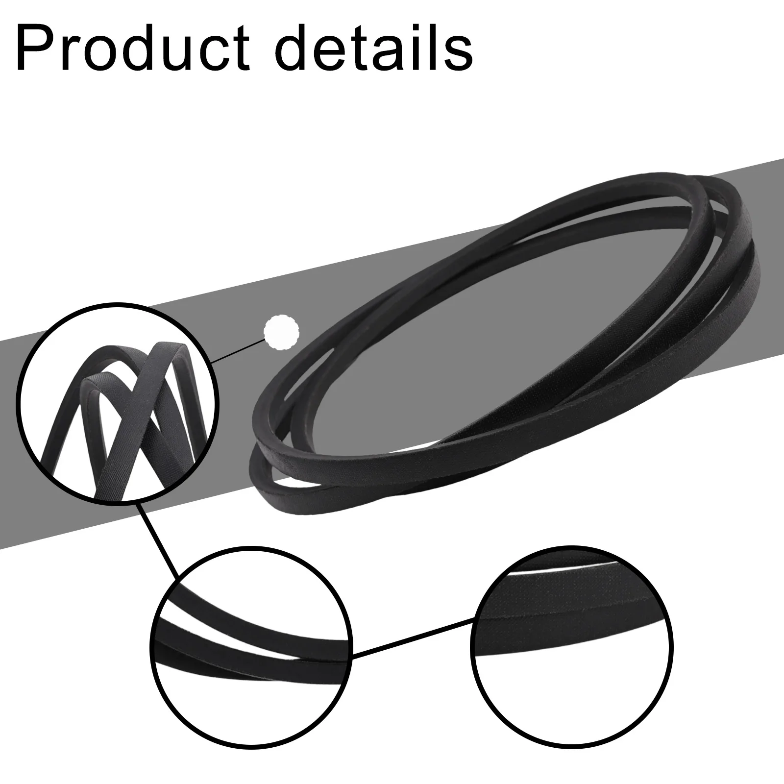 Mower Deck Replacement Mower Belt 587270101 Oil Resistant Optimal Performance Resilient And Sturdy High-Quality Belt