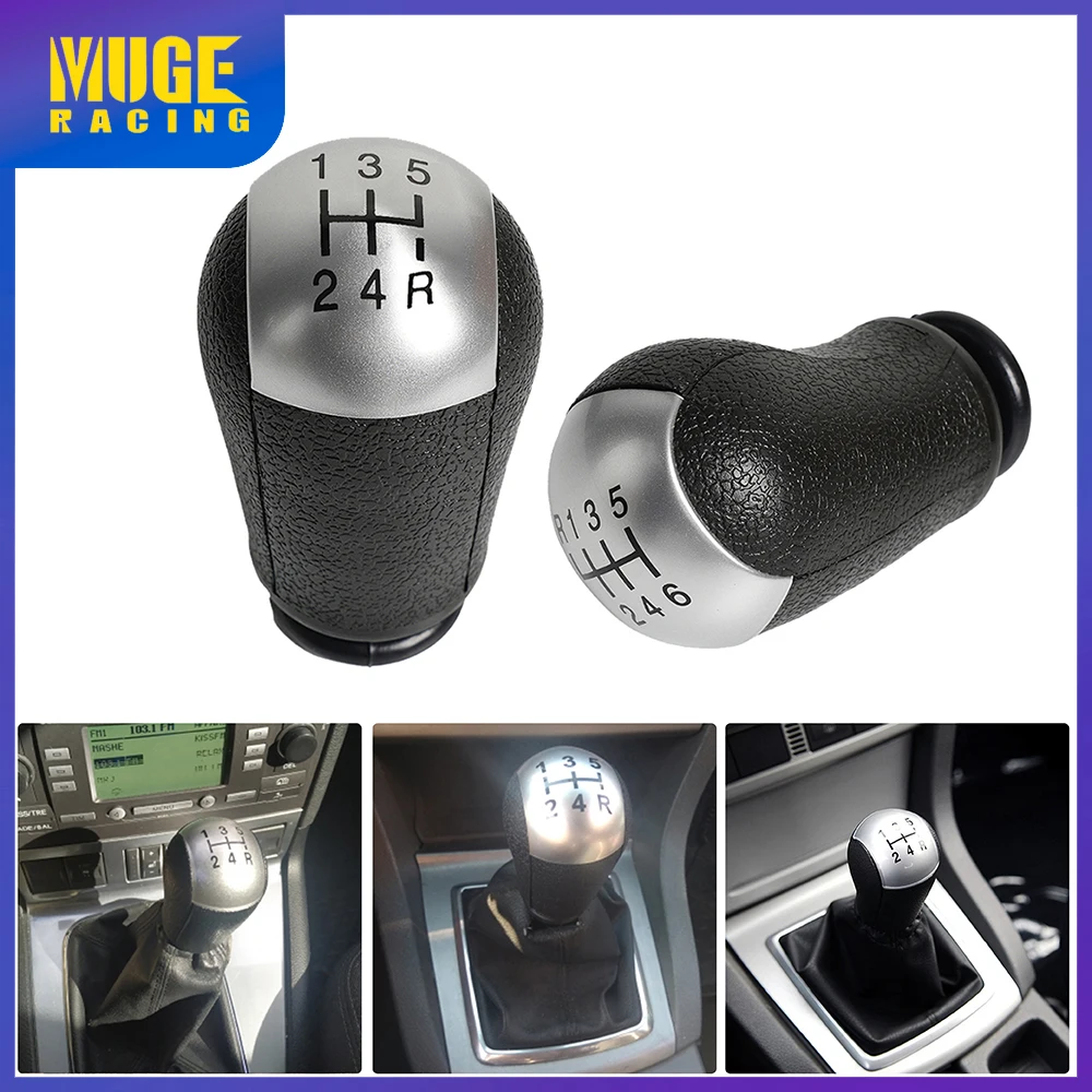 

5/6 Speed Car Manual Gear Shift Knob Gear Stick Head Shifter Lever Handle For Ford Focus C-Max Mustang Mondeo MK2 SFN151