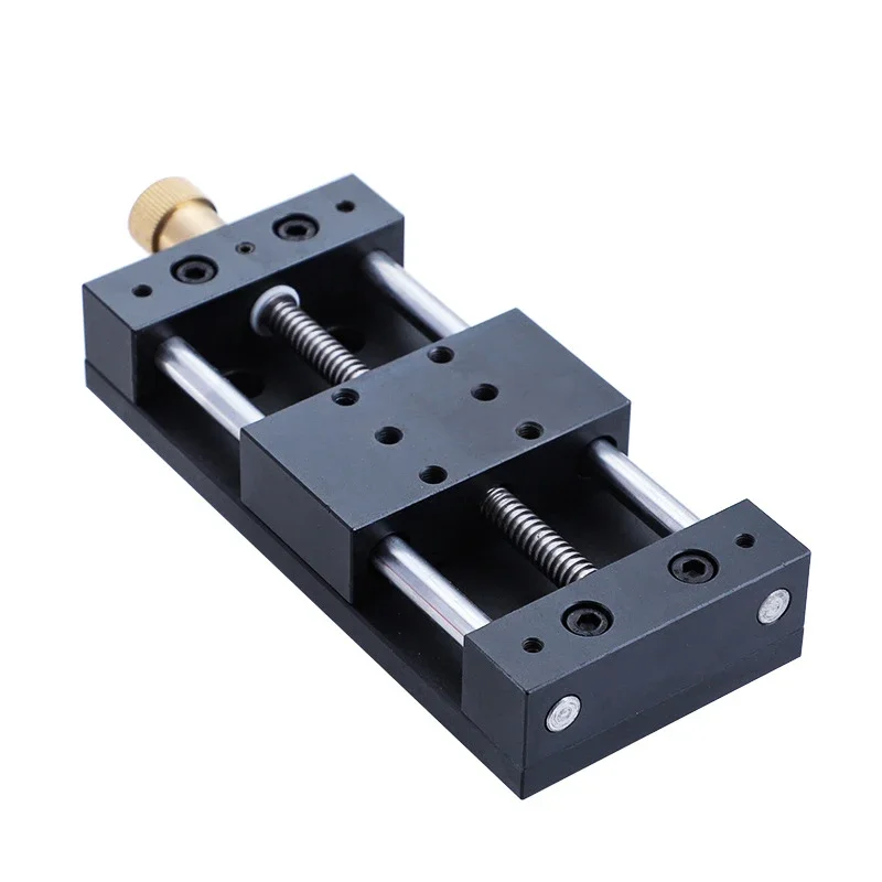 Precision Platform Sliding Table Manual X-Axis Translation Displacement Station Fine-Tuning Linear Stage for Workpiece Positione