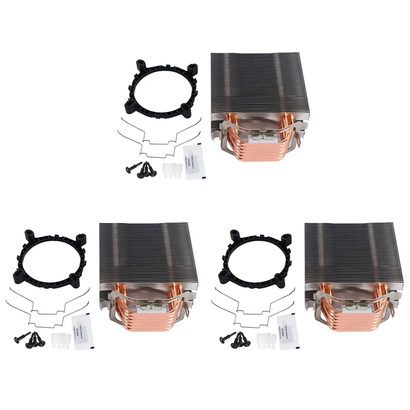 

A29F-3X Fanless CPU Cooler 12Cm Fan 6 Copper Heatpipes Fanless Cooling Radiator For LGA 1150/1151/1155/1156/775 AMD