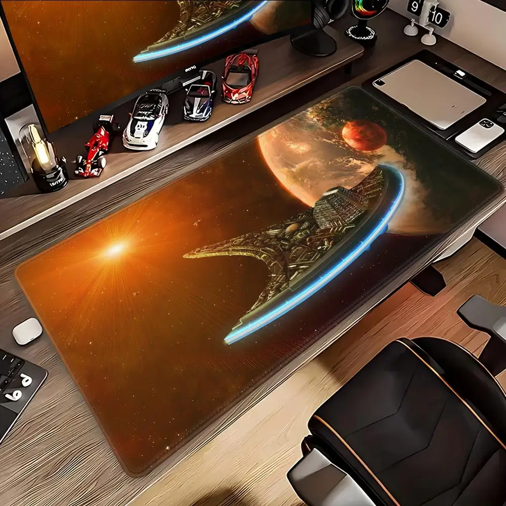 S-Stargate SG-1 Atlantis XXL Mouse Pad Multi-Size Desk Mat Gamer Computer Gaming Table Pad Mouse Keyboard Mat HYBXAXC Carpet