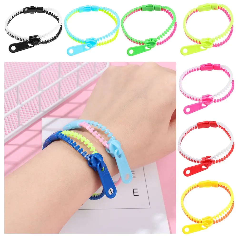 Sensory Zipper Fidget Bracelet Zip Stim Toys Stress Anxiety Relief Autism ADHD