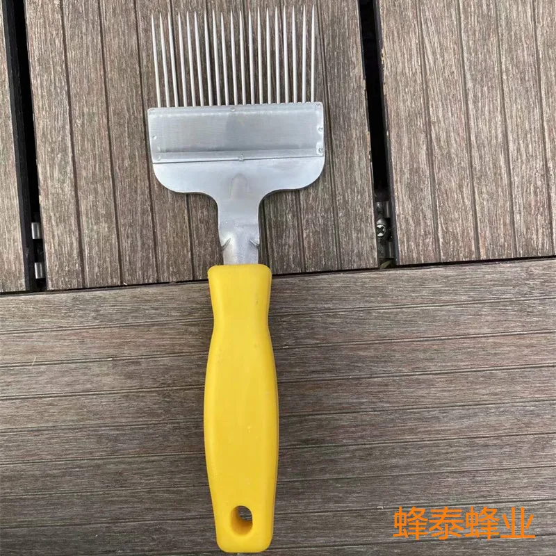 Yellow Plastic Slicing Needle Type 19 Needle Cutting Beekeeping Tools, Bee Set, Stainless Steel Honey Cutter, Wholesale, 2Pcs