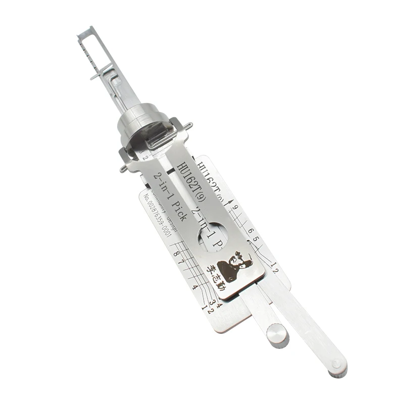 حار بيع سيارة اختيار ل HU162T السيارات جميع 2015 + المركبات HU162T(9) Lishi عدة سميث قطف أداة 2 في 1 مركبة