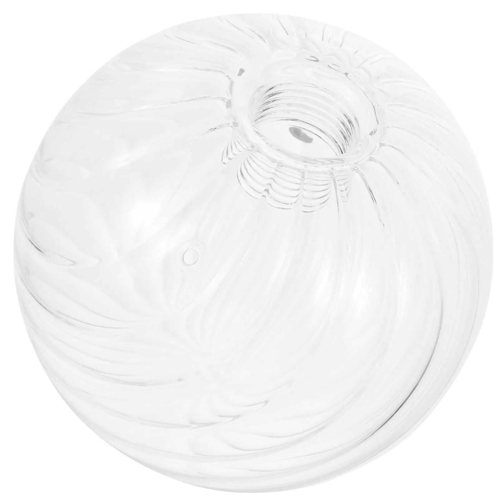 Pumpkin Texture Glass Lamp Shade for Pendant Light Ceiling Lamp Cover Modern Elegant Decorative Replacement Shade Clear