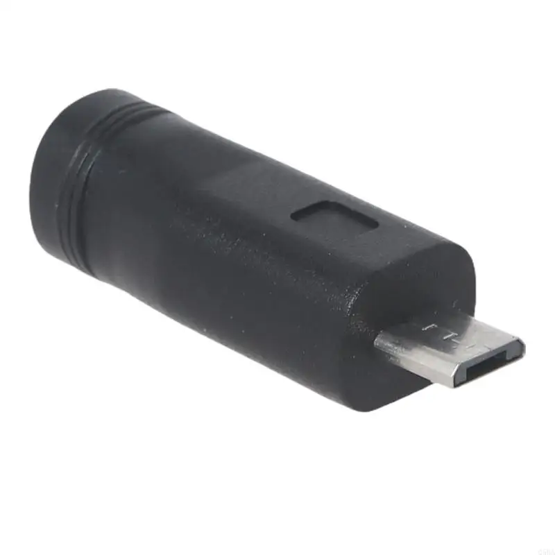 Adaptador masculino Micro USB Q5WA 5.5x2.1 mm Adaptador alimentación femenina para teléfono móvil