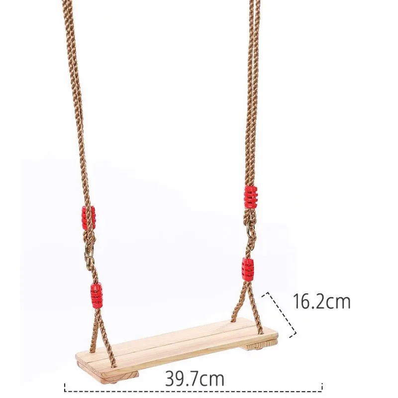 Hamac balançoire d'intérieur et d'extérieur, longueur réglable en bois, Style corde, accessoire Stable, divertissement pour maison/jardin, loisirs agréables